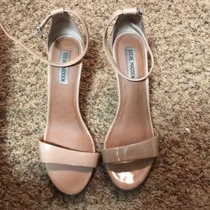 Steve Madden nude heals! WORN ONCE. Size 9